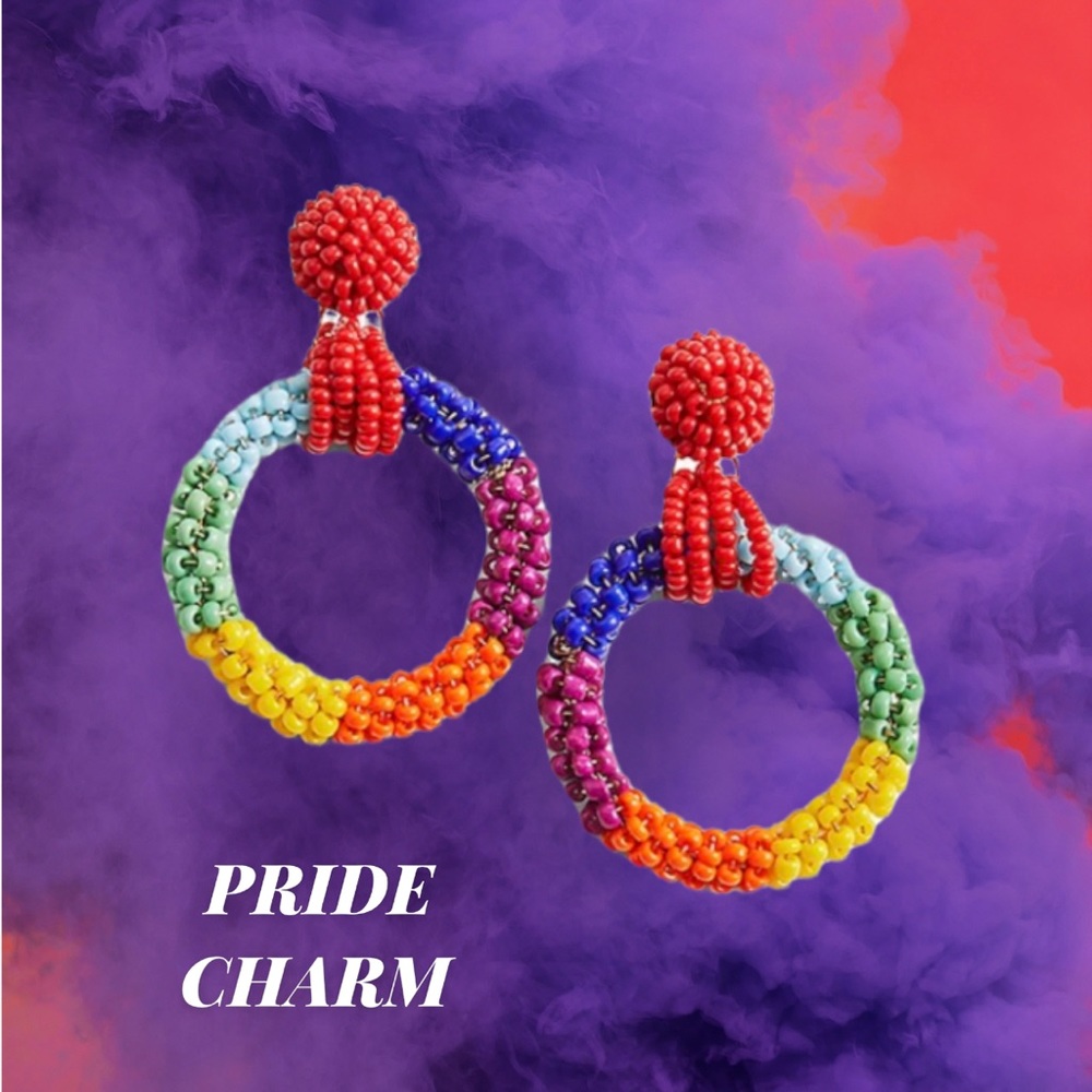 Product: PRIDE CHARM EARRINGS